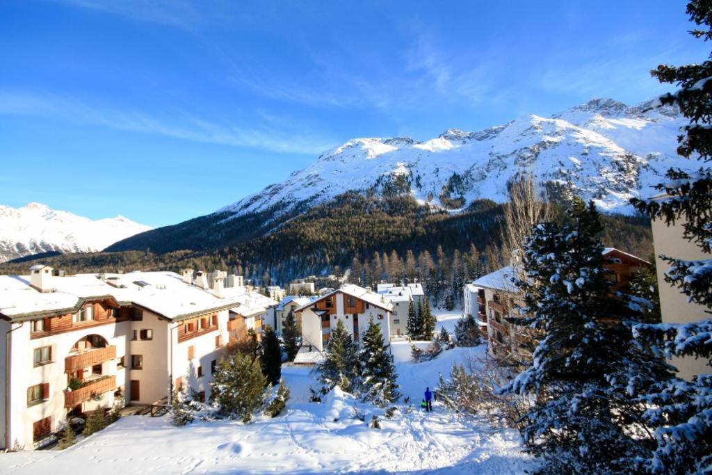 Bilocale Nuovo St. Moritz Chesa Arlas Buitenkant foto