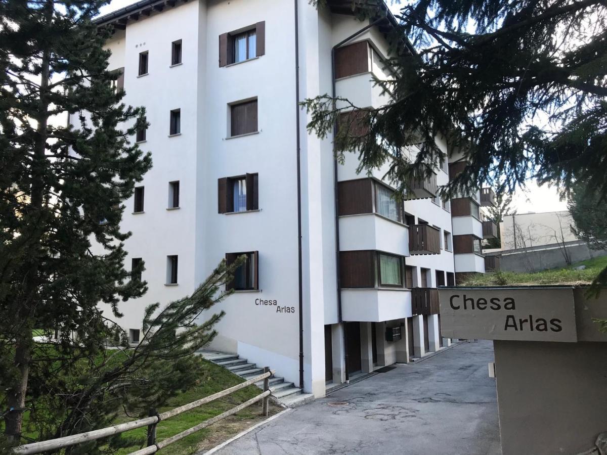 Bilocale Nuovo St. Moritz Chesa Arlas Buitenkant foto