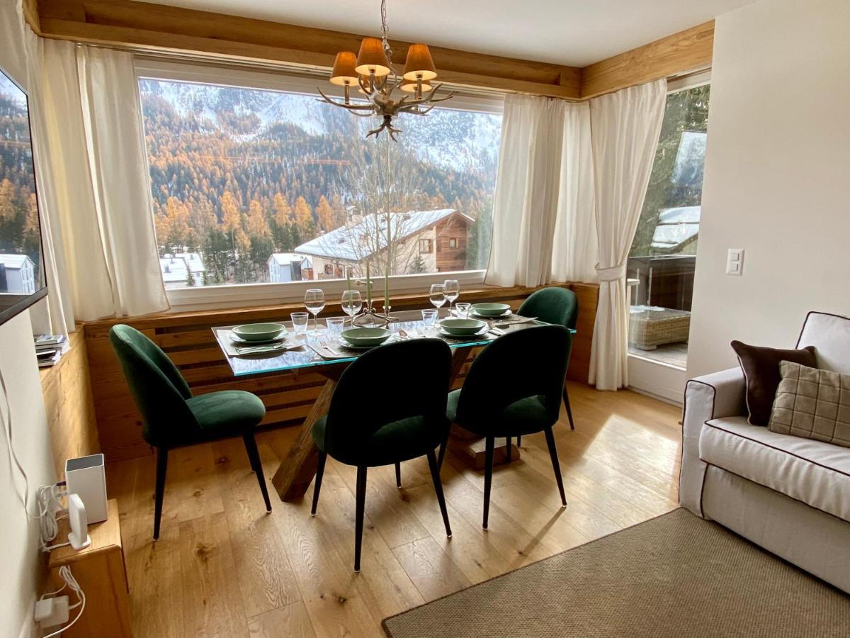 Bilocale Nuovo St. Moritz Chesa Arlas Buitenkant foto