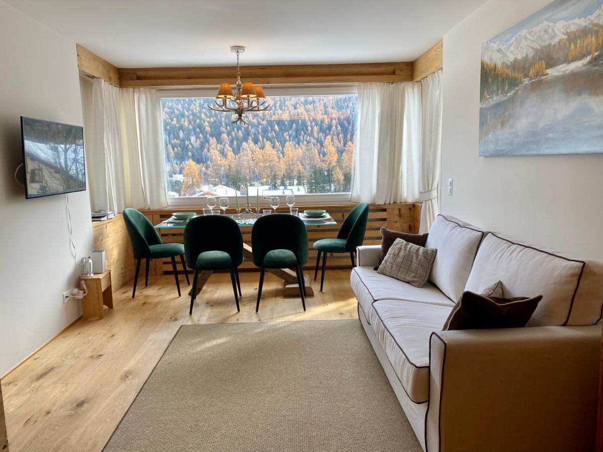 Bilocale Nuovo St. Moritz Chesa Arlas Buitenkant foto