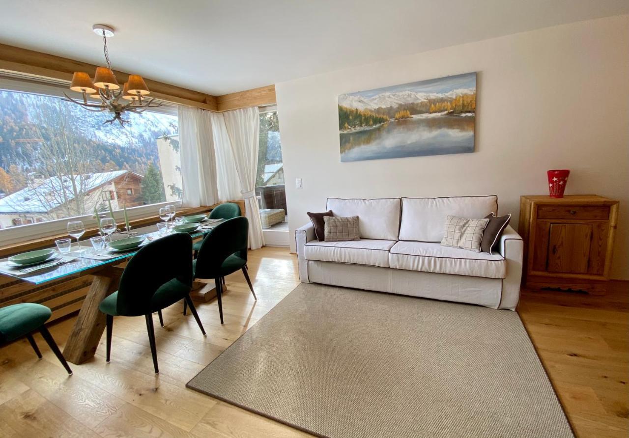 Bilocale Nuovo St. Moritz Chesa Arlas Buitenkant foto